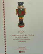 Lenox Countdown To Christmas Nutcracker Figurine Calendar Number Blocks Gift NEW1