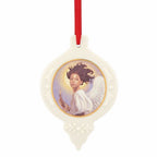 Thomas Blackshear Preparing To Sound The Alarm Ornament Angel Trumpet Lenox NEW3