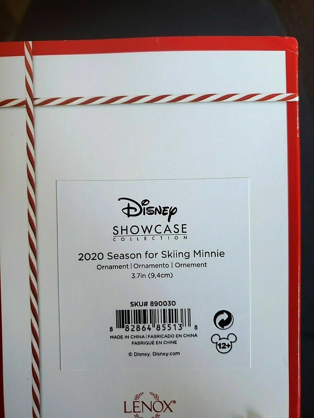 Lenox Disney 2020 Mickey & Minnie Mouse Figurines Ornament Set 2 Let it Snow NEW6