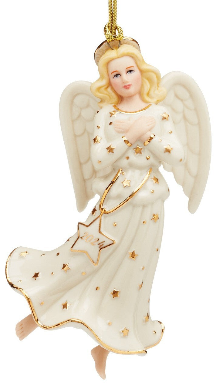 Lenox 2024 Heavenly Angel Figurine Ornament Arms Crossed Annual Christmas NEW0