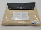 Sferra Colette Gold Queen Flat Sheet Lattice Egyptian Cotton 1020TC Italy NEW13