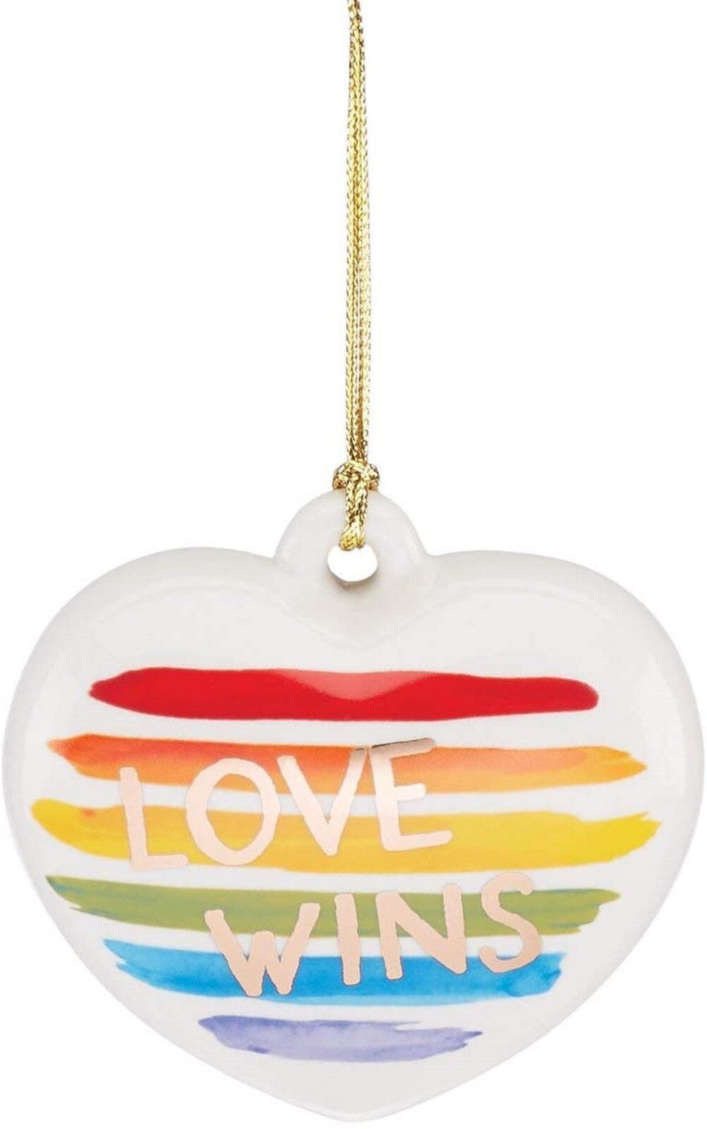 Lenox Rainbow Heart Gay Pride Ornament Love Wins LGBTQ Awareness Christmas NEW4