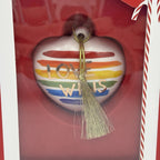 Lenox Rainbow Heart Gay Pride Ornament Love Wins LGBTQ Awareness Christmas NEW7