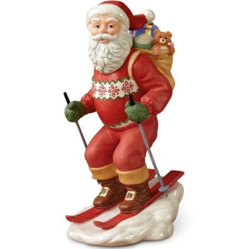 Lenox 2013 Santa Figurine Annual Skiing Toy Delivery Downhill Dash Christmas NEW0
