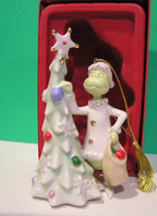 Lenox 2018 Sneaky Greedy Grinch Figurine Ornament Who Stole Christmas Tree NEW7