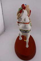 Lenox 2018 Carousel Horse Figurine Santa's Fudge Shop Christmas Elf Jockey NEW11