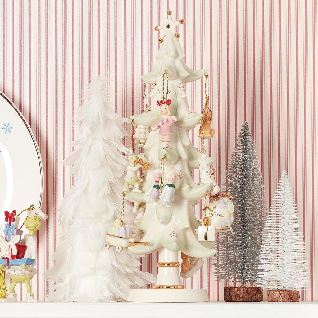 Lenox Grinch Miniature Tree Ornaments Set 12 Dr. Seuss Who Stole Christmas NEW8