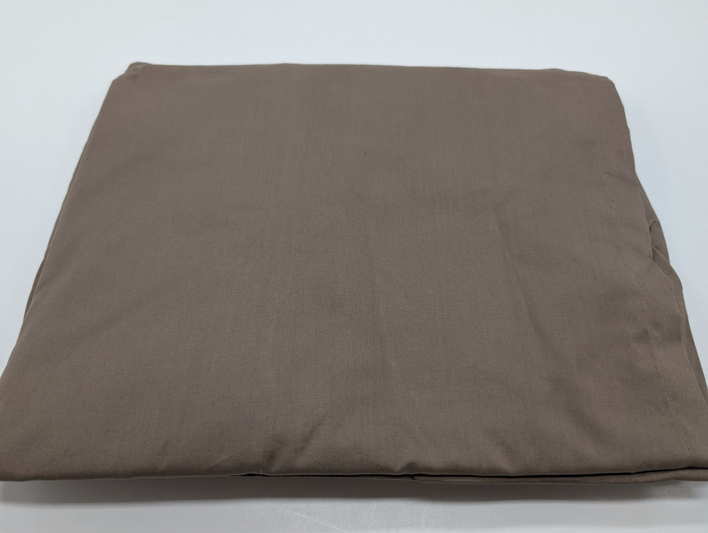 Sferra Celeste Brown Queen Bed Skirt Chestnut Gathered Egyptian Cotton Italy NEW13