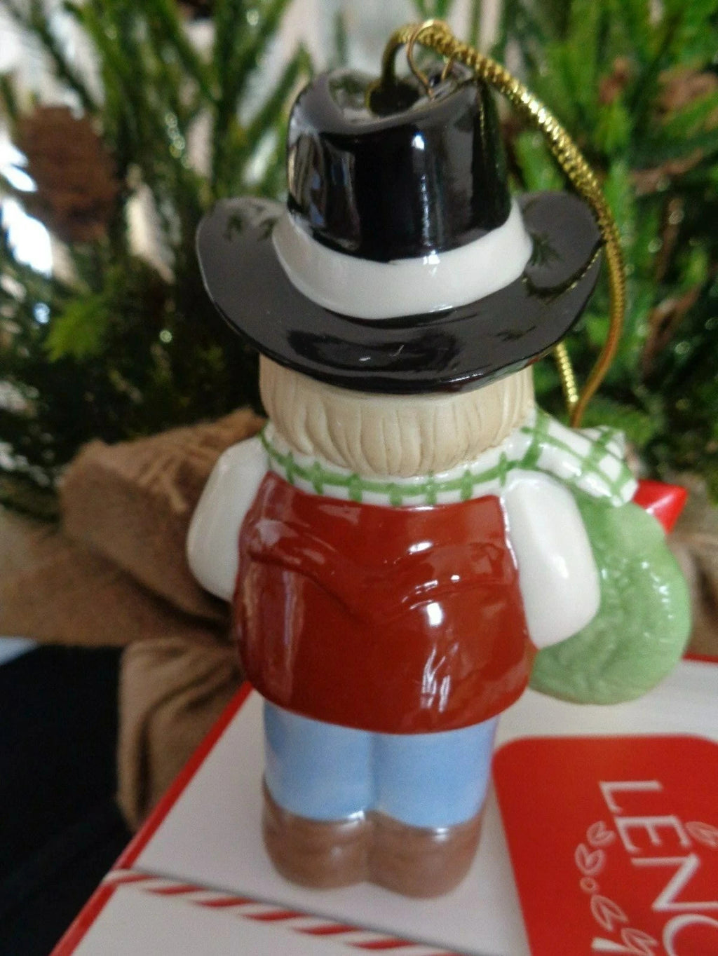 Lenox 2020 Cowboy Nutcracker Figurine Ornament Annual Sherriff Hat Christmas NEW12