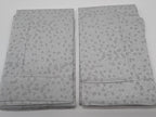 Sferra Catella Grey Euro Sham Pair Squares Cotton Sateen Jacquard Italy NEW4