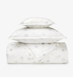 Sferra Punti Platinum Standard Sham Grey Taupe Dots Cotton Percale  Italy NEW5