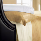 Sferra Capri Honey Queen Flat Sheet Egyptian Cotton Sateen Jacquard 1020TC NEW3