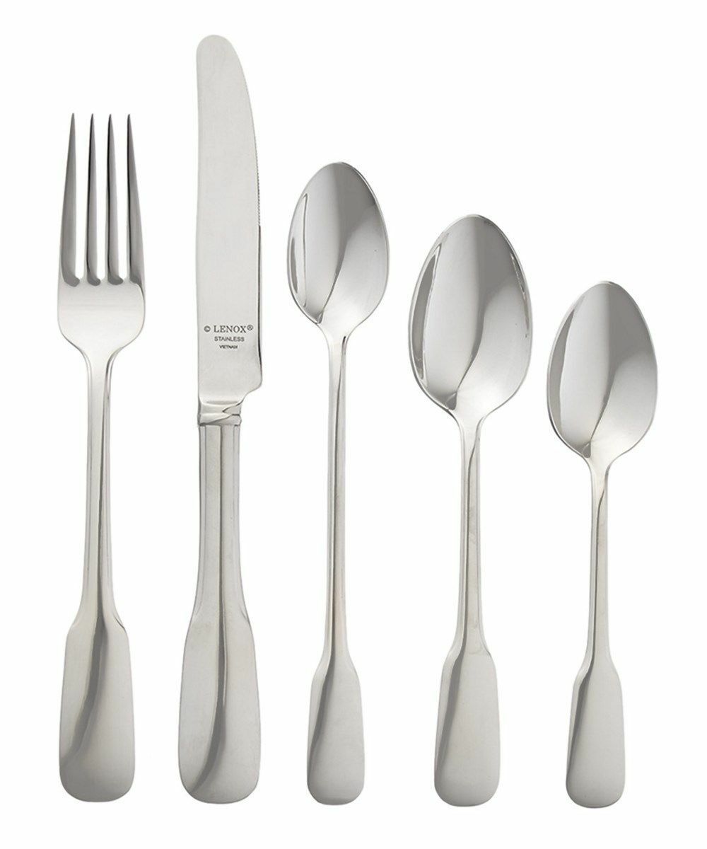 Lenox Lakedale 72 PC Flatware Set Service For 12 With 12PC Hostess Set 18/10 NEW1