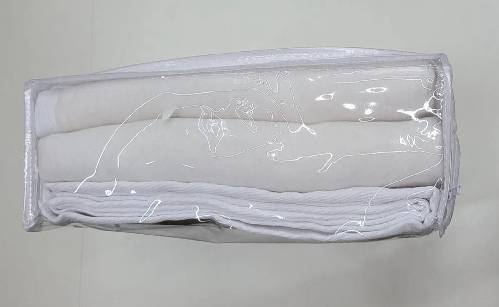 Sferra White Twin Plush Blanket Combed Cotton Home Collection Soft Portugal NEW8