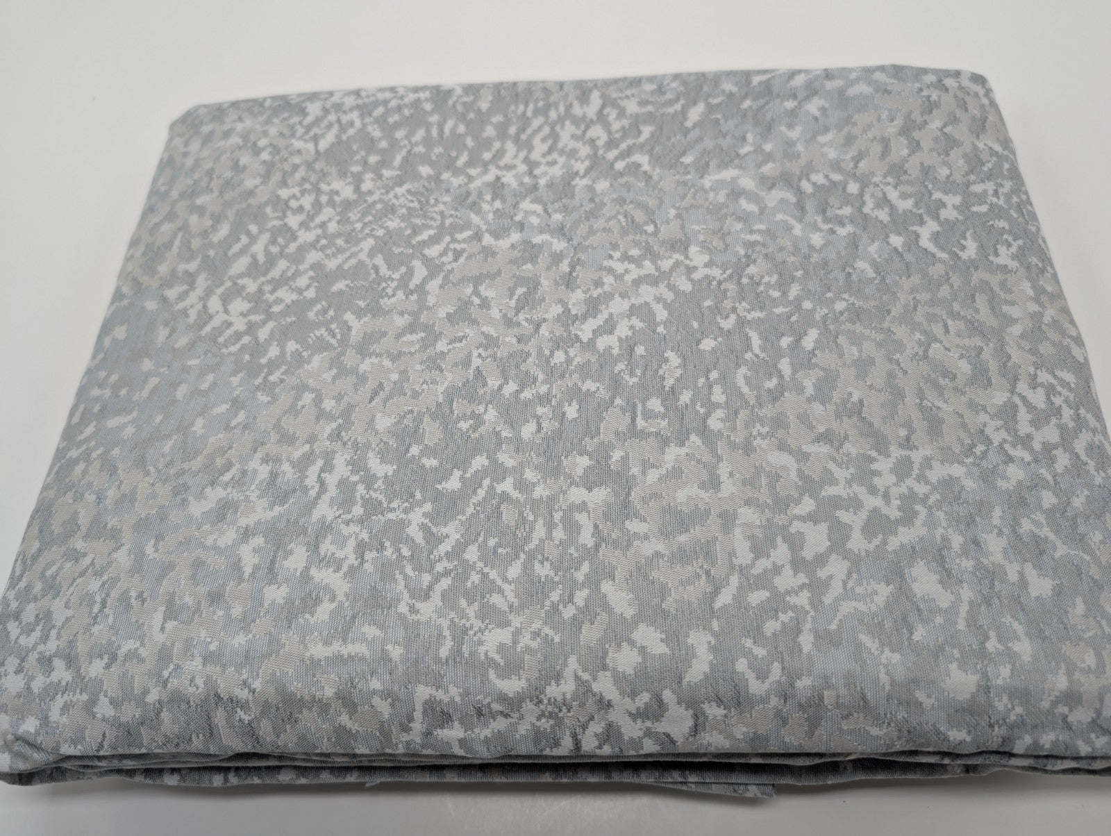 Sferra Bione Grey Queen Duvet Textured Pattern Cotton Sateen Jacquard Italy NEW12