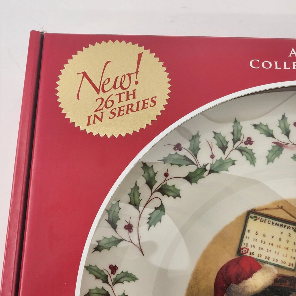 Lenox 2016 Santa Holiday Collectors Plate Annual Making A List Christmas USA NEW4
