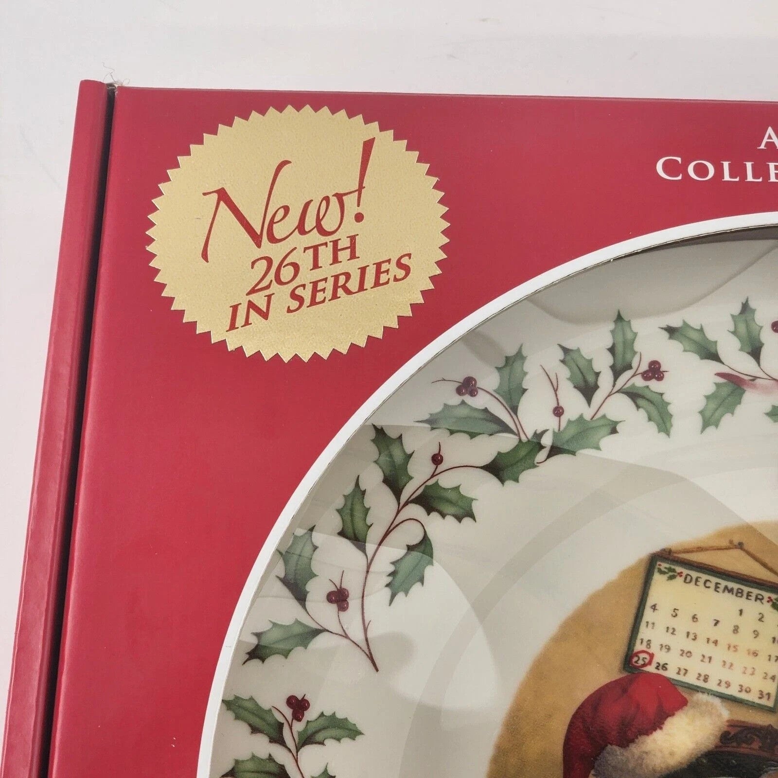 Lenox 2016 Santa Holiday Collectors Plate Annual Making A List Christmas USA NEW4