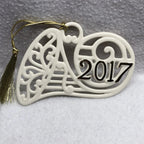 Lenox 2017 French Horn Ornament Annual A Year To Remember Pierced Christmas NEW3