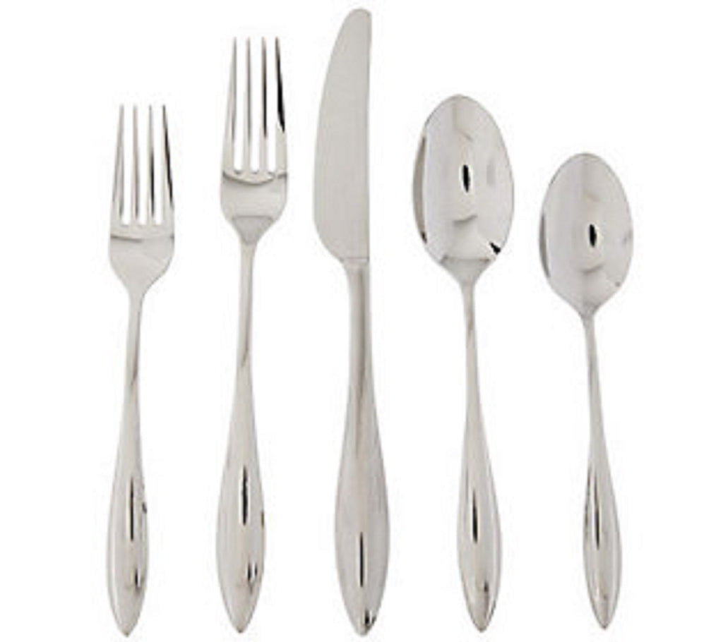 Lenox Marietta 54PC Flatware Set Service for 8 + Hostess Set Stainless 18/10 NEW10