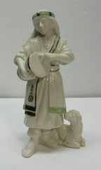 Lenox First Blessing Drummer Boy Figurine Nativity Lamb Green & Gold Accent NEW1