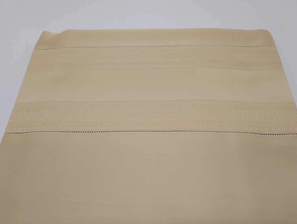 Sferra Capri Honey Queen Flat Sheet Egyptian Cotton Sateen Jacquard 1020TC NEW6