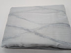 Sferra Tovino King Silver Blue Duvet Waves 100% Cotton Sateen Jacquard Italy NEW10