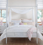Sferra Fiorina Euro Continental Shams 2 Carnation Embroidery Cotton Percale NEW5