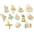 Lenox Saint Patrick's Day Miniature Tree Ornaments Set 12 Luck Of The Irish NEW0