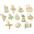 Lenox Saint Patrick's Day Miniature Tree Ornaments Set 12 Luck Of The Irish NEW0