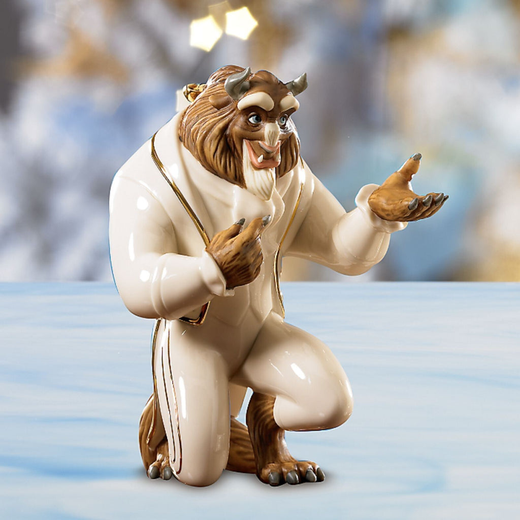 Lenox Disney Beast Figurine My Heart My Hand  Beauty and The On Bended Knee NEW1