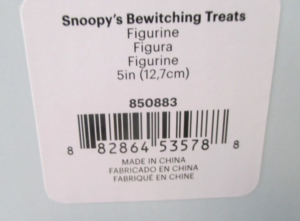 Lenox Peanuts Halloween Witch Snoopy Figurine  Woodstock Bewitching Treats  NEW5
