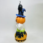 Lenox Halloween Trick or Treat Lighted Figurine Black Cat Ghost Cauldron 16" NEW2