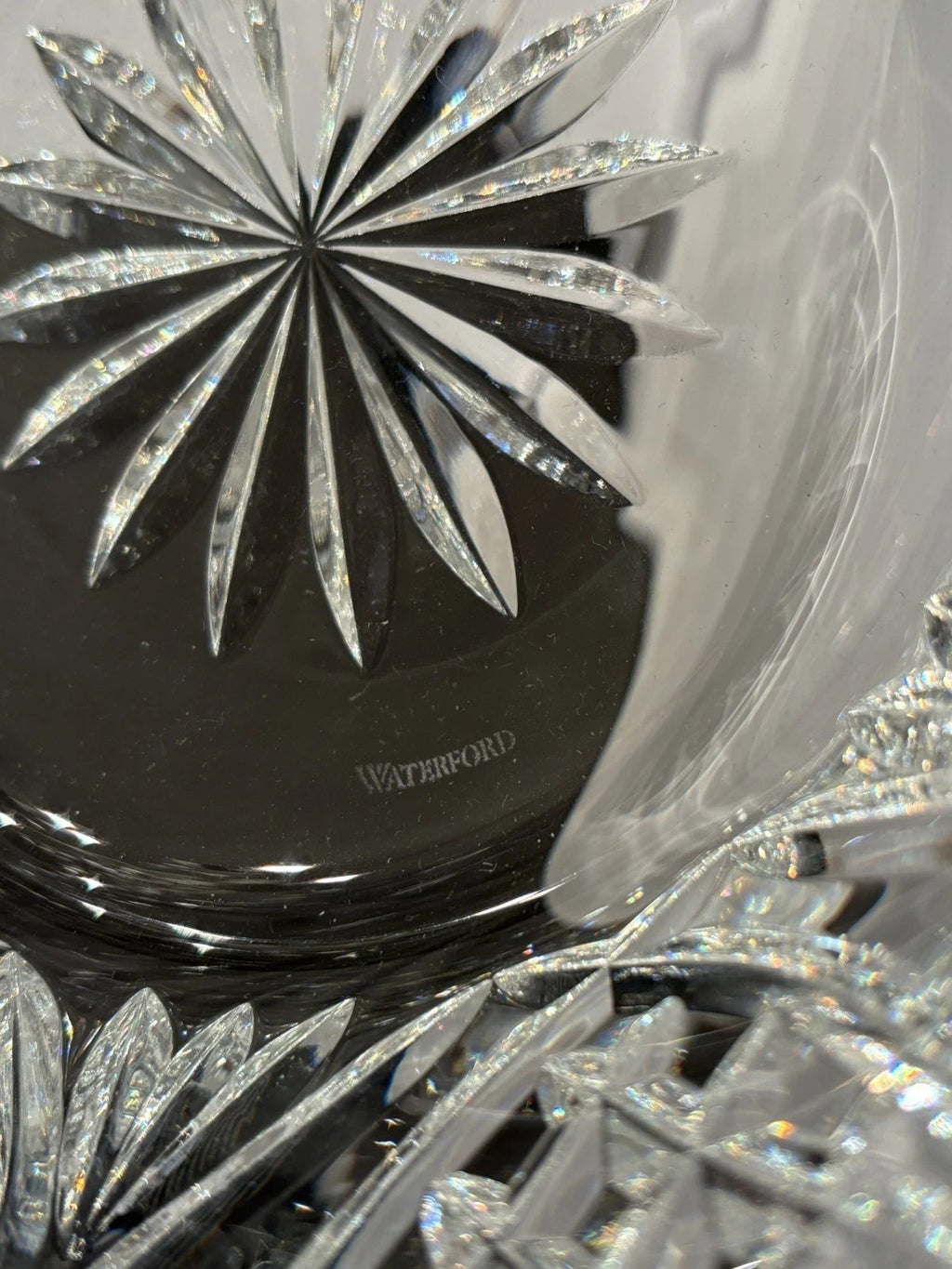 Waterford Crystal Irish Stone Circle Bowl 10" Rosettes Curtis Ireland NEW IN BOX14