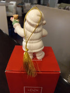 Lenox 2017 Santa Figurine Ornament Santa's Stockings Teddy Bear Christmas NEW4