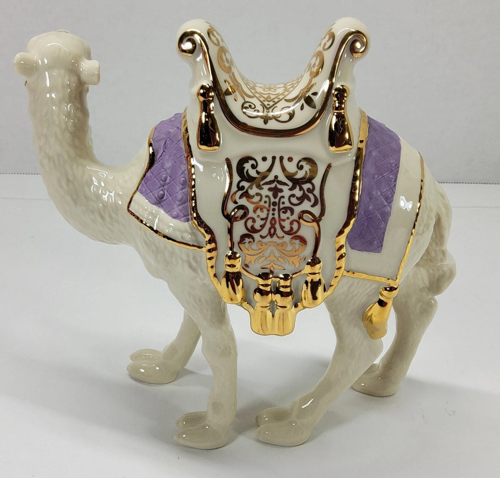 Lenox First Blessing Nativity Standing Camel Figurine Purple Saddle 1st NEW BOX14