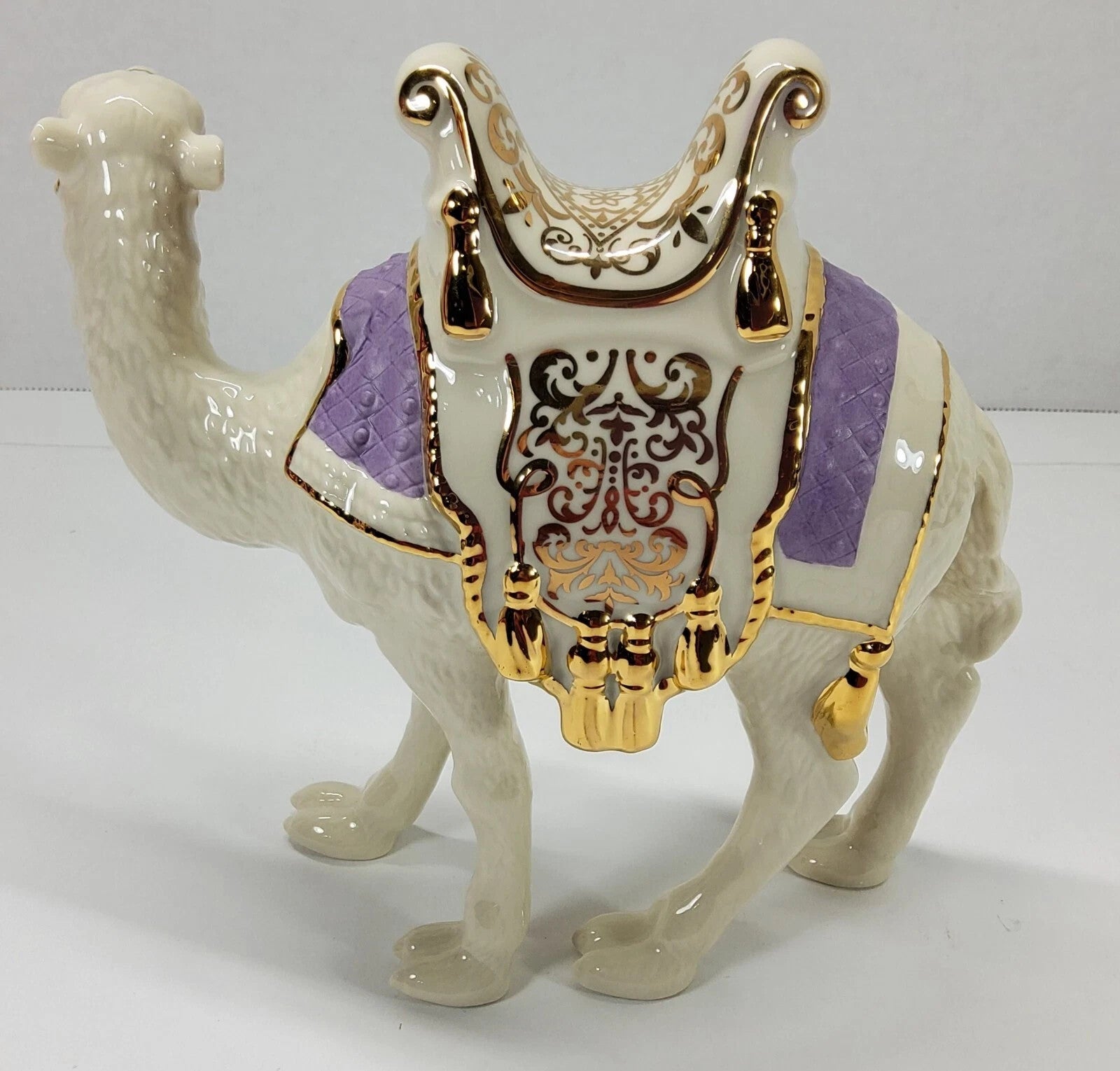 Lenox First Blessing Nativity Standing Camel Figurine Purple Saddle 1st NEW BOX14