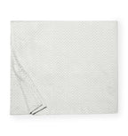 Sferra Illura Grey Standard Sham Chevron Print 100% Cotton Jacquard Italy NEW9