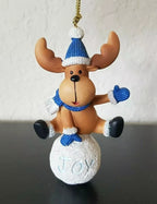 Lenox Moose Ornament Set of 3 Skating Snowball Fun Winter Antics Christmas NEW2