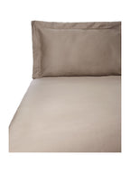 Yves Delorme Triomphe Taupe King Shams Sureau Egyptian Cotton Sateen France NEW10