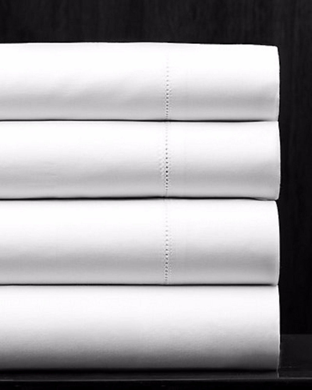 Sferra Leonardo White Twin Sheet Set 3PC 100% Cotton Percale Italy Dorm NEW2