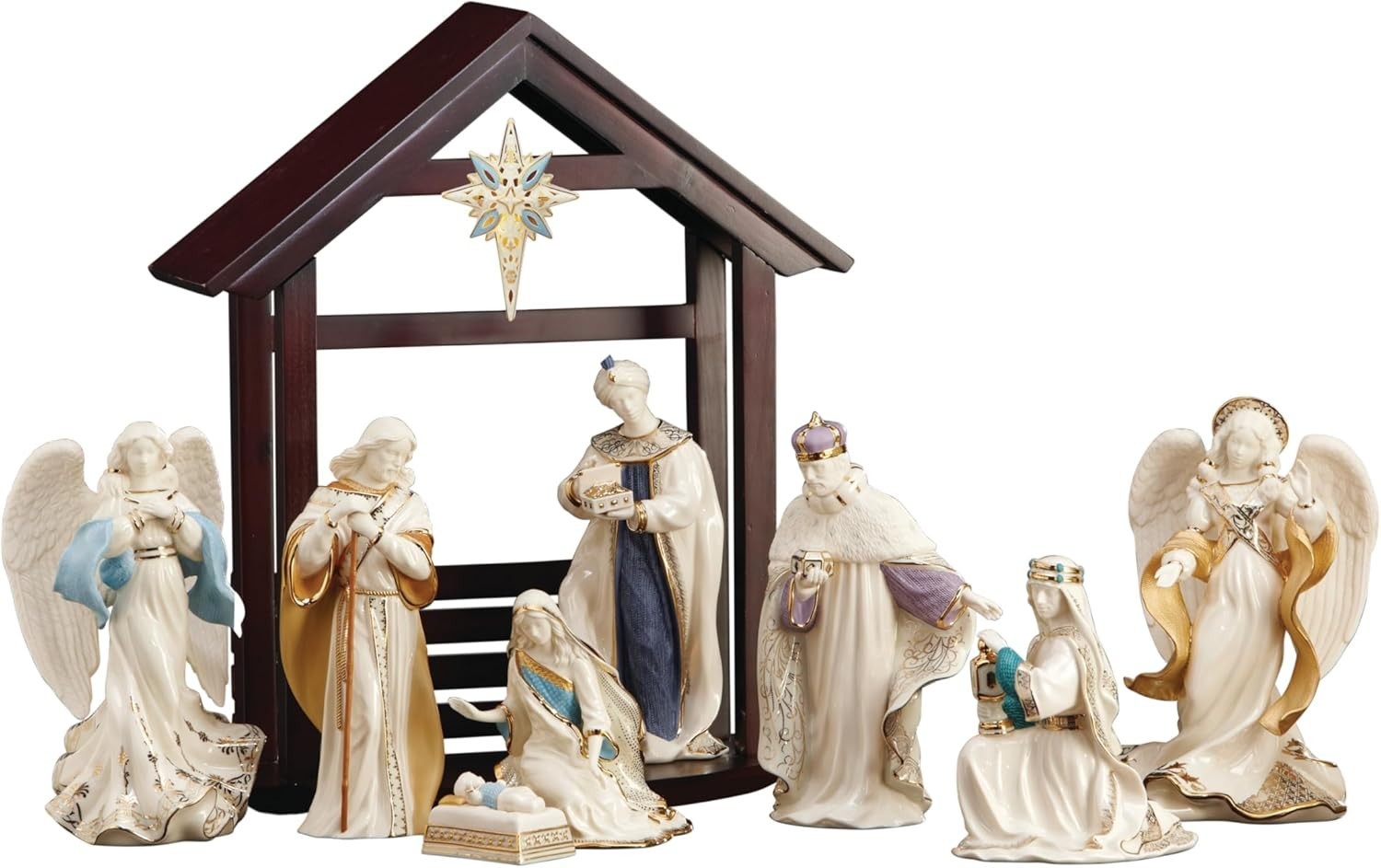 Lenox First Blessing Nativity Star Of Bethlehem Ornament Lighted For Creche NEW5