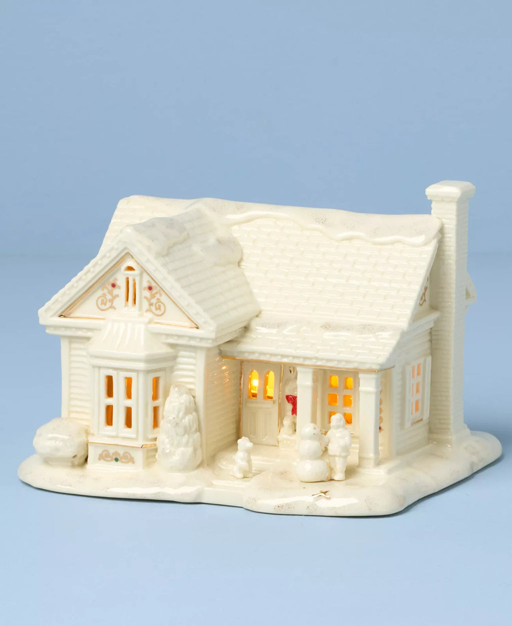Lenox  Mistletoe Park Lighted Starter Set 3PC House Mini Figurines Christmas NEW0