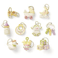 Lenox Baby Memories Mini Tree Ornaments Set 10 Booties Rattle Blocks Bottle NEW0