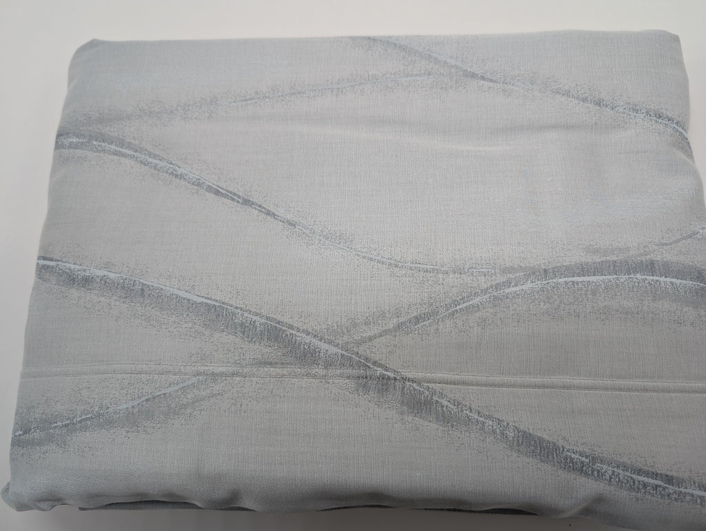 Sferra Tovino King Silver Blue Duvet Waves 100% Cotton Sateen Jacquard Italy NEW3