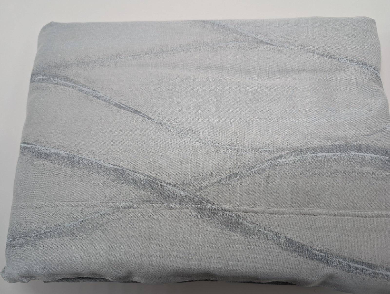 Sferra Tovino King Silver Blue Duvet Waves 100% Cotton Sateen Jacquard Italy NEW3