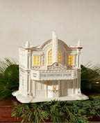 Lenox Mistletoe Park Lighted County Theater Figurine Treasures Christmas NEW2