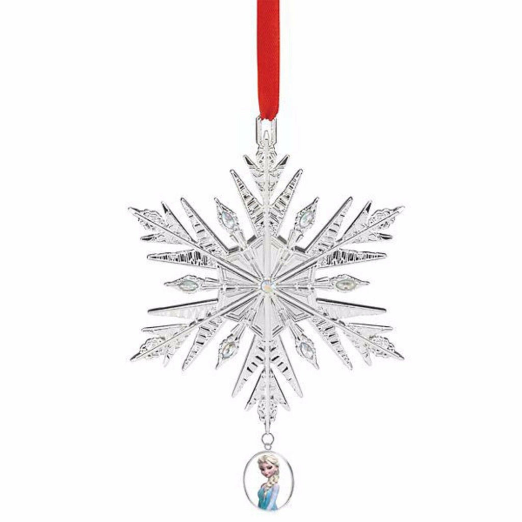 Lenox Disney Frozen Ornament Set of 3 Queen Elsa Snowflake Olaf Christmas NEW3