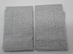 Sferra Catella Grey Euro Sham Pair Squares Cotton Sateen Jacquard Italy NEW5