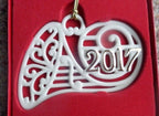 Lenox 2017 French Horn Ornament Annual A Year To Remember Pierced Christmas NEW9