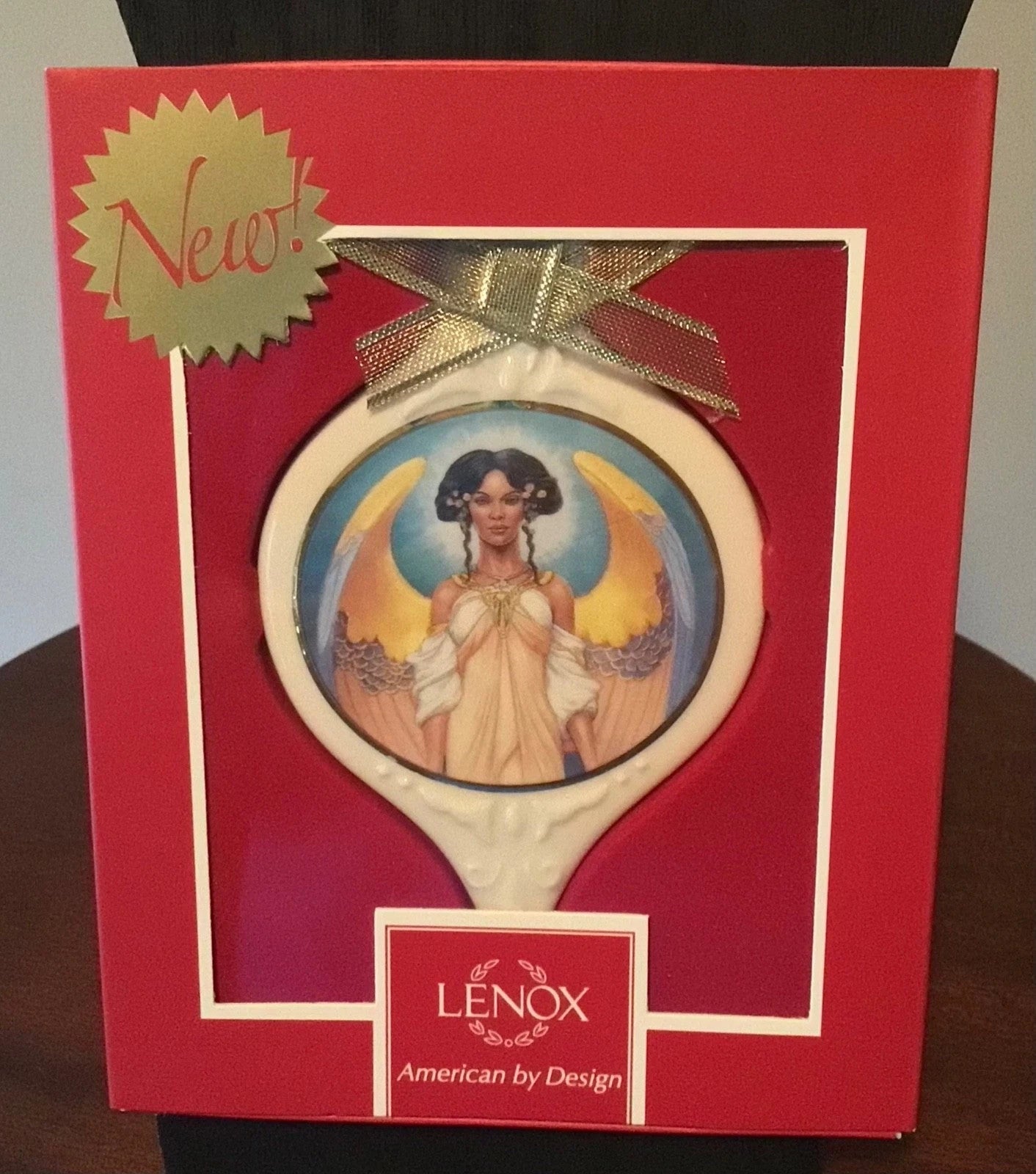 Thomas Blackshear Angel Of Grace Ornament Ebony Visions Lenox Christmas LE NEW5